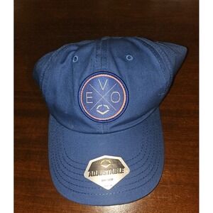 Evoshield Men's Lightweight Unstructured Hat‎ Cap Casual Blue Logo Adjustable
